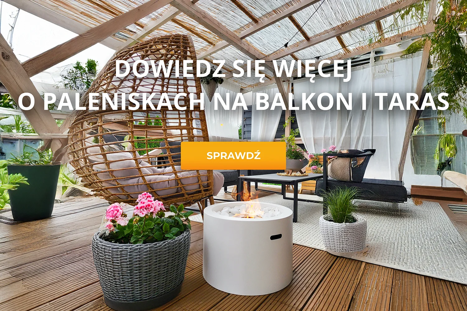 Paleniska na balkon i taras